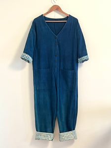 Artisan Made Indigo Jumpsuit