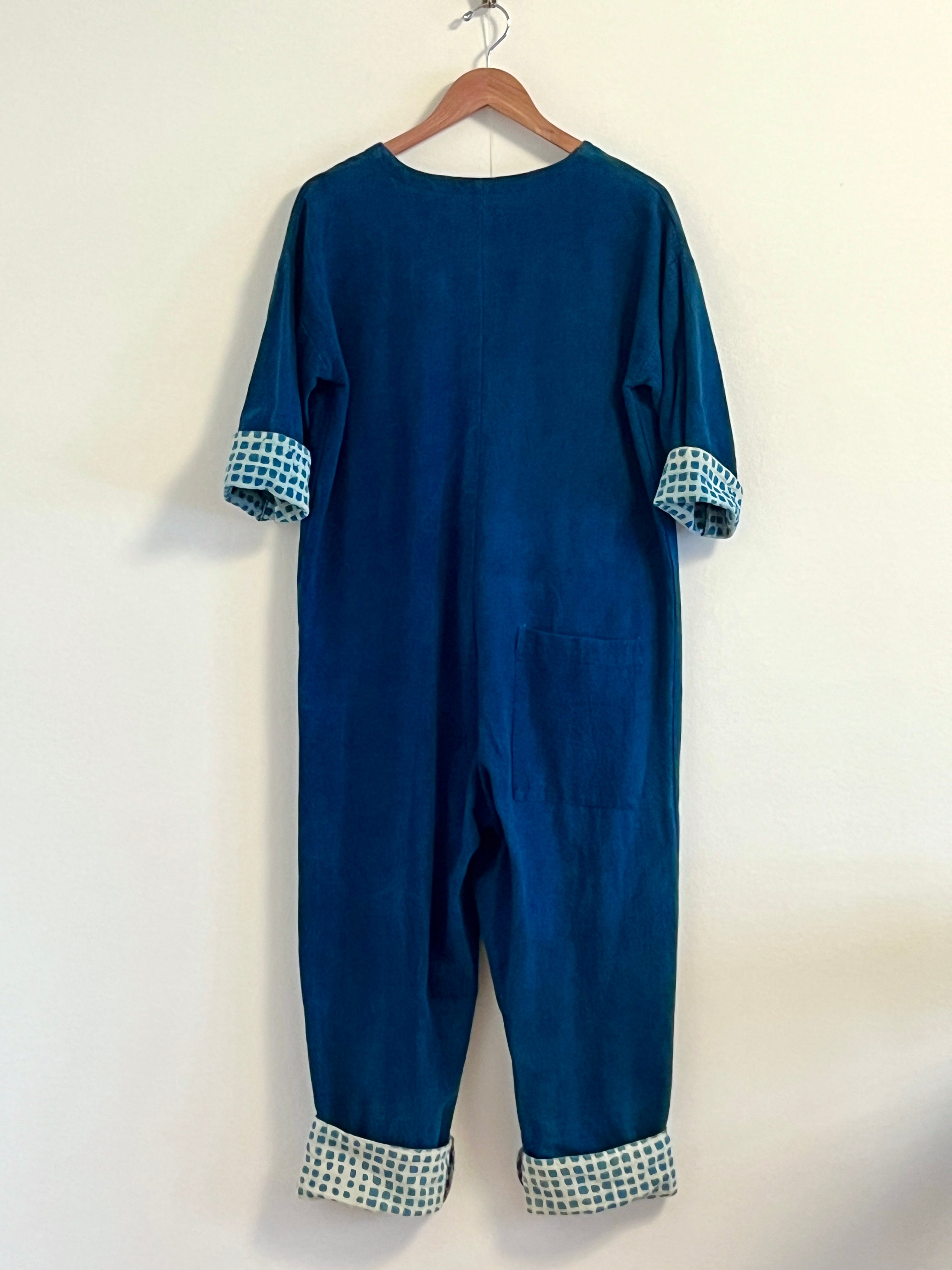 Artisan Made Indigo Jumpsuit