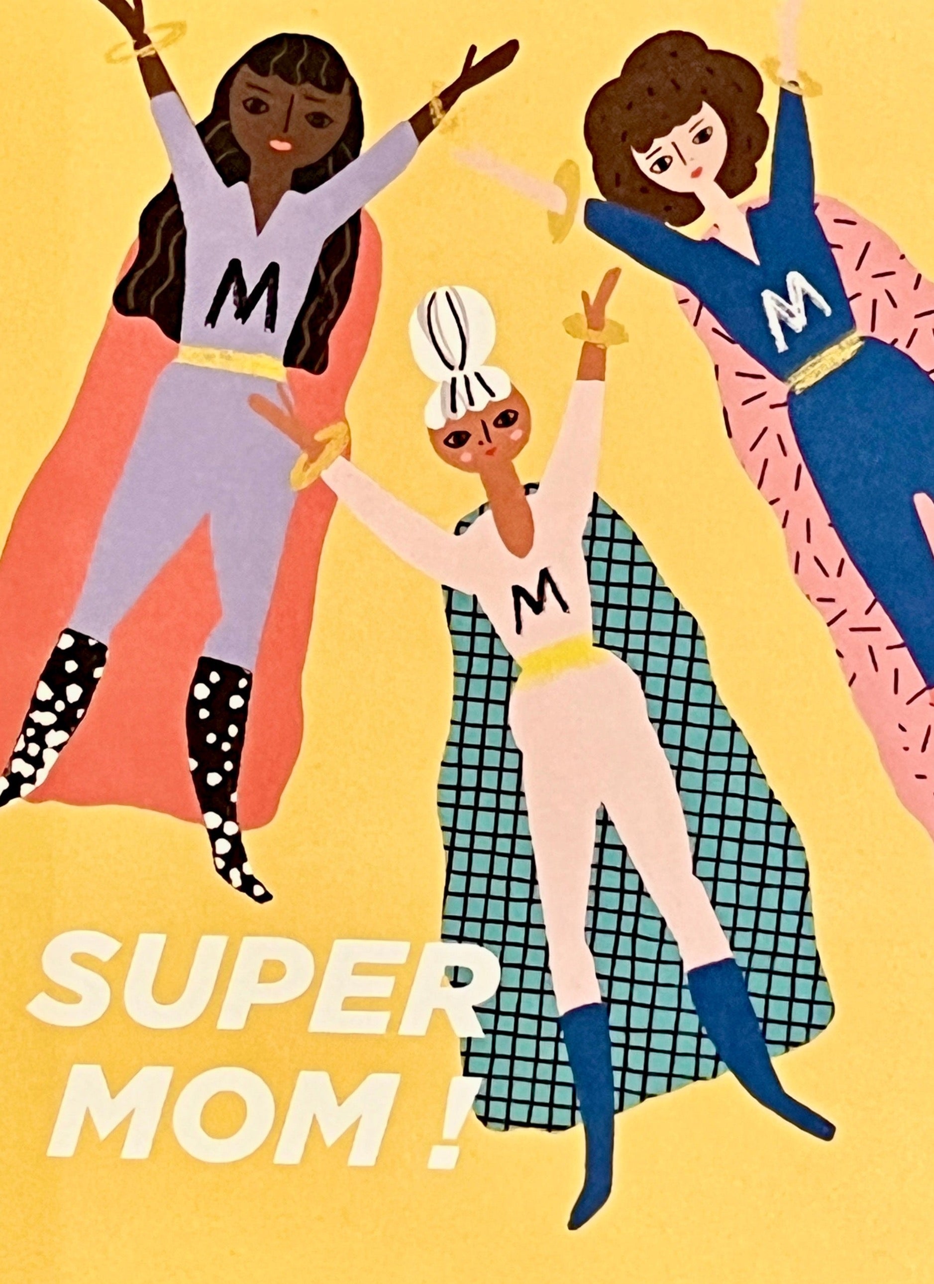 Super Mom Greeting Card