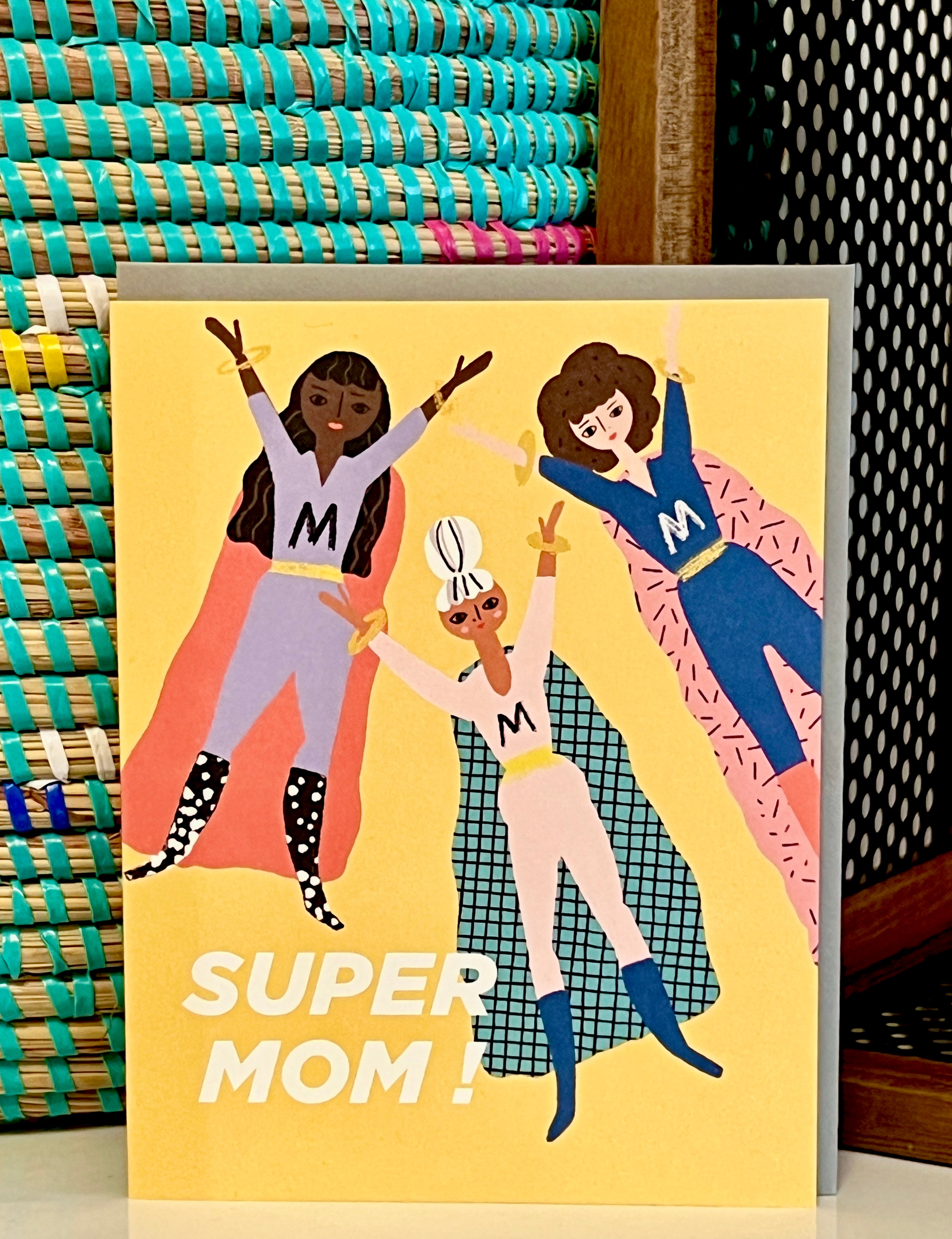 Super Mom Greeting Card