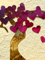 Handcrafted Heart Tree Card