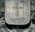 Silver Crucifix Pendant Necklace (w/Antique Finish & The Lord's Prayer)