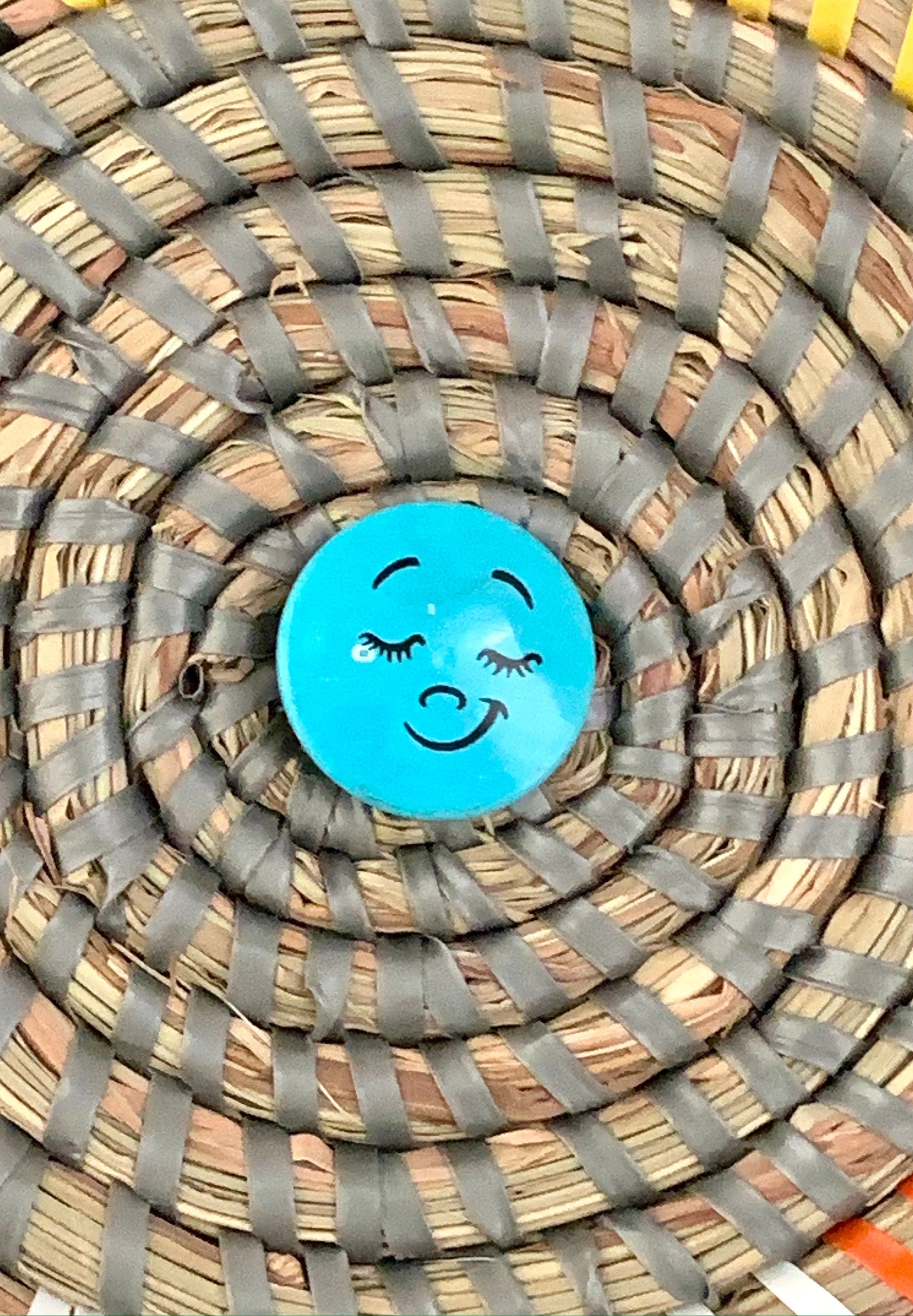 Creative House Blue Smiley Face