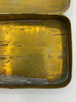 Load image into Gallery viewer, Antique Dutch Brass Tobacco Box; Leyden Netherlands
