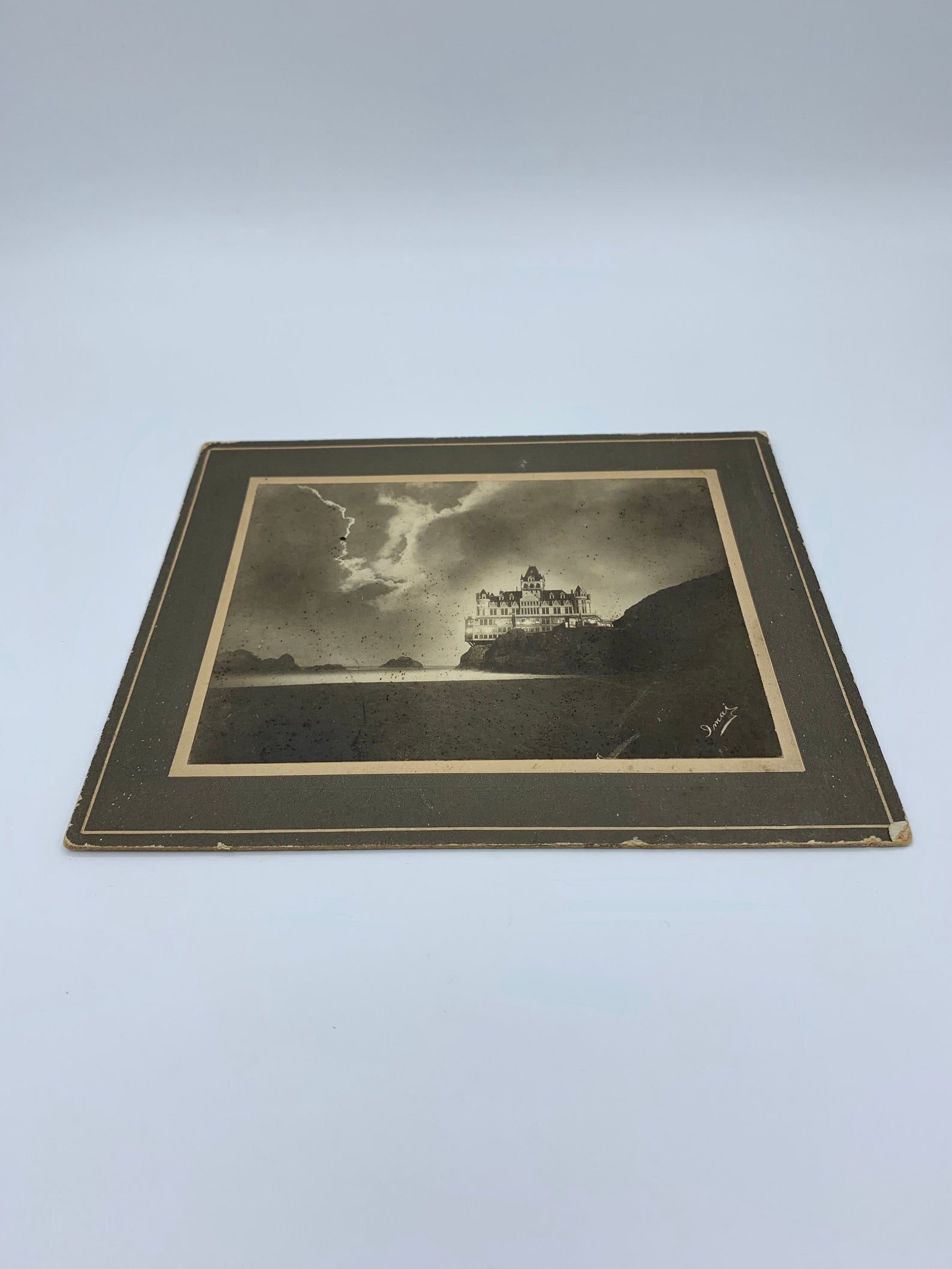 Photograph Cabinet Card of Cliff House; San Francisco; Tsunekichi Imai Early 1900's
