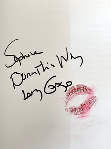 "Gaga" Autographed Lipstick Kiss Lady Gaga & Terry Richardson Book Photography
