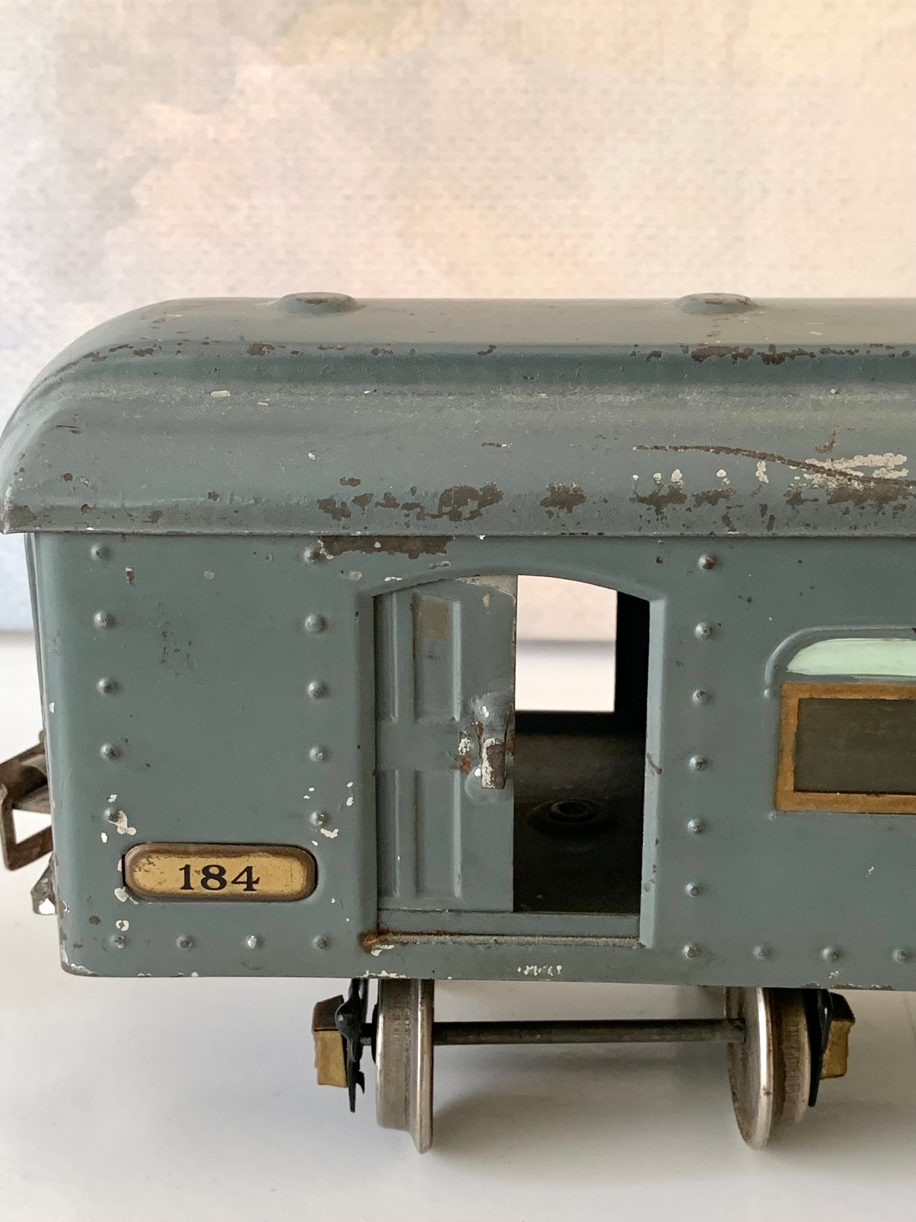 Ives "184" Train Pullman Club Car Collectible Model Train; Vintage Home; Office Decor