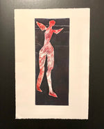 Load image into Gallery viewer, Abstract &amp; Figurative Etching Engraving Work on Paper San Francisco 1993
