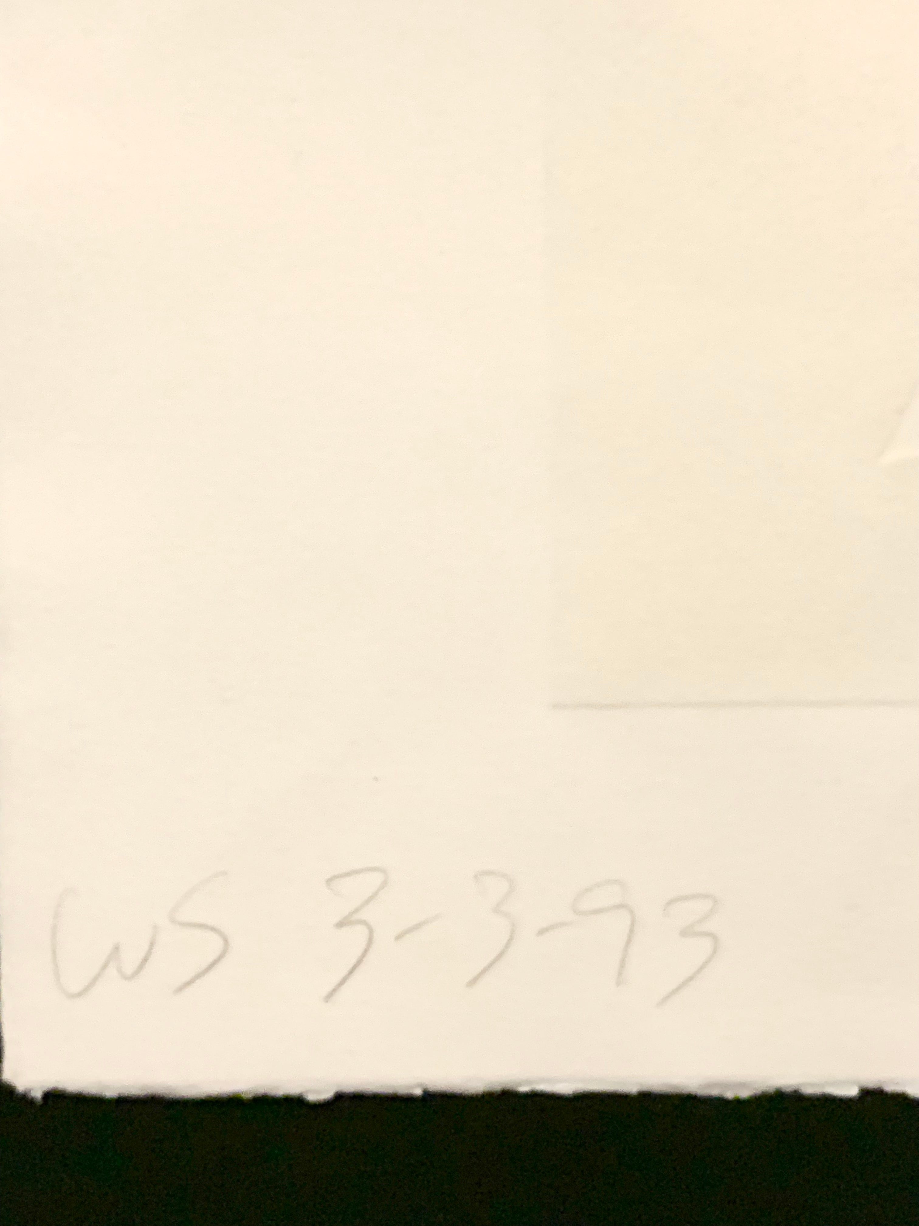 Two Abstract & Figurative Etchings 1993