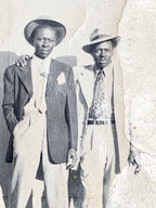 Black & White Photograph; Portrait of Two African American Men