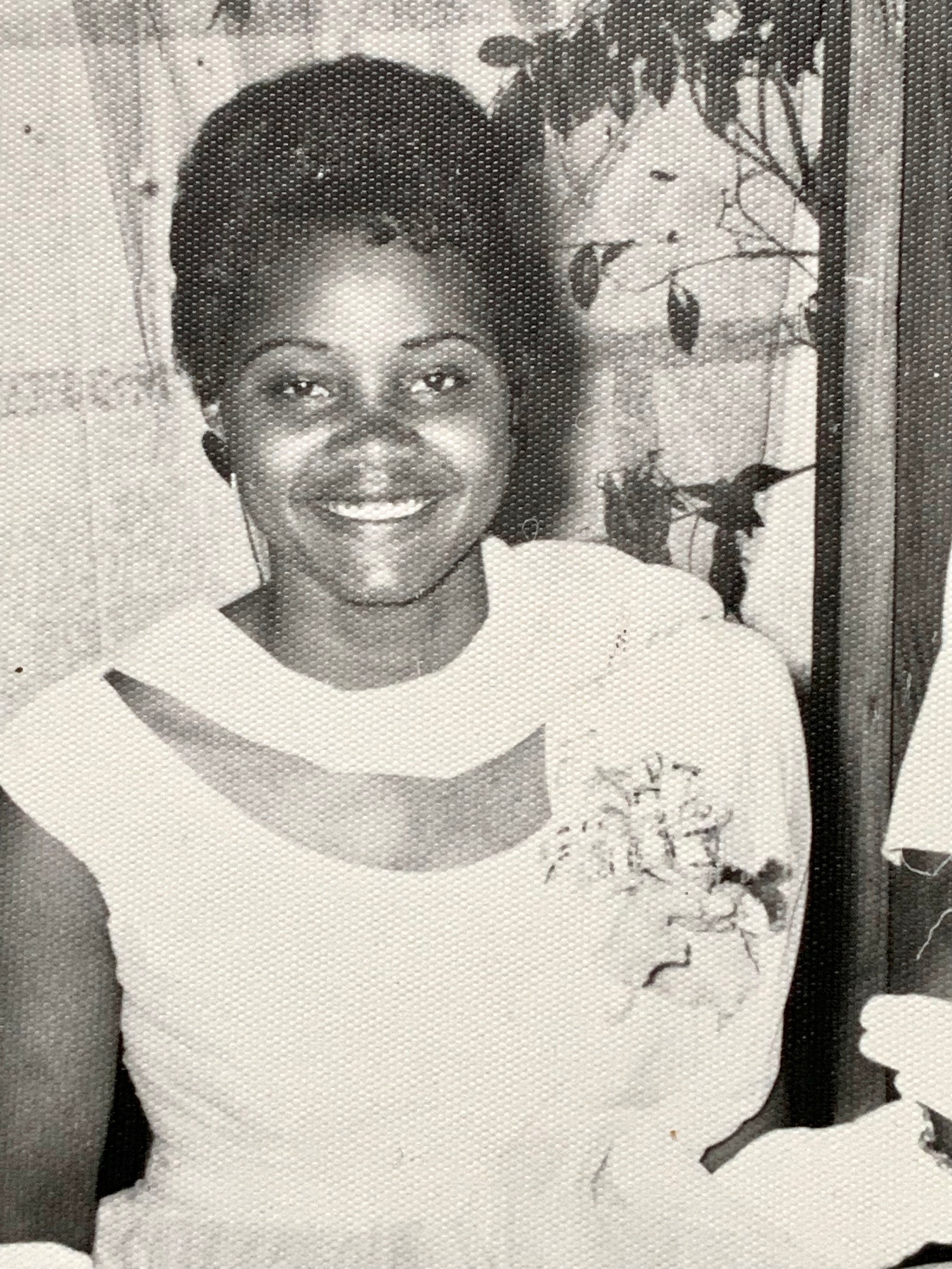 Prom 1958 "A Night in Egypt" Black & White Photograph; Portrait of African American Couple