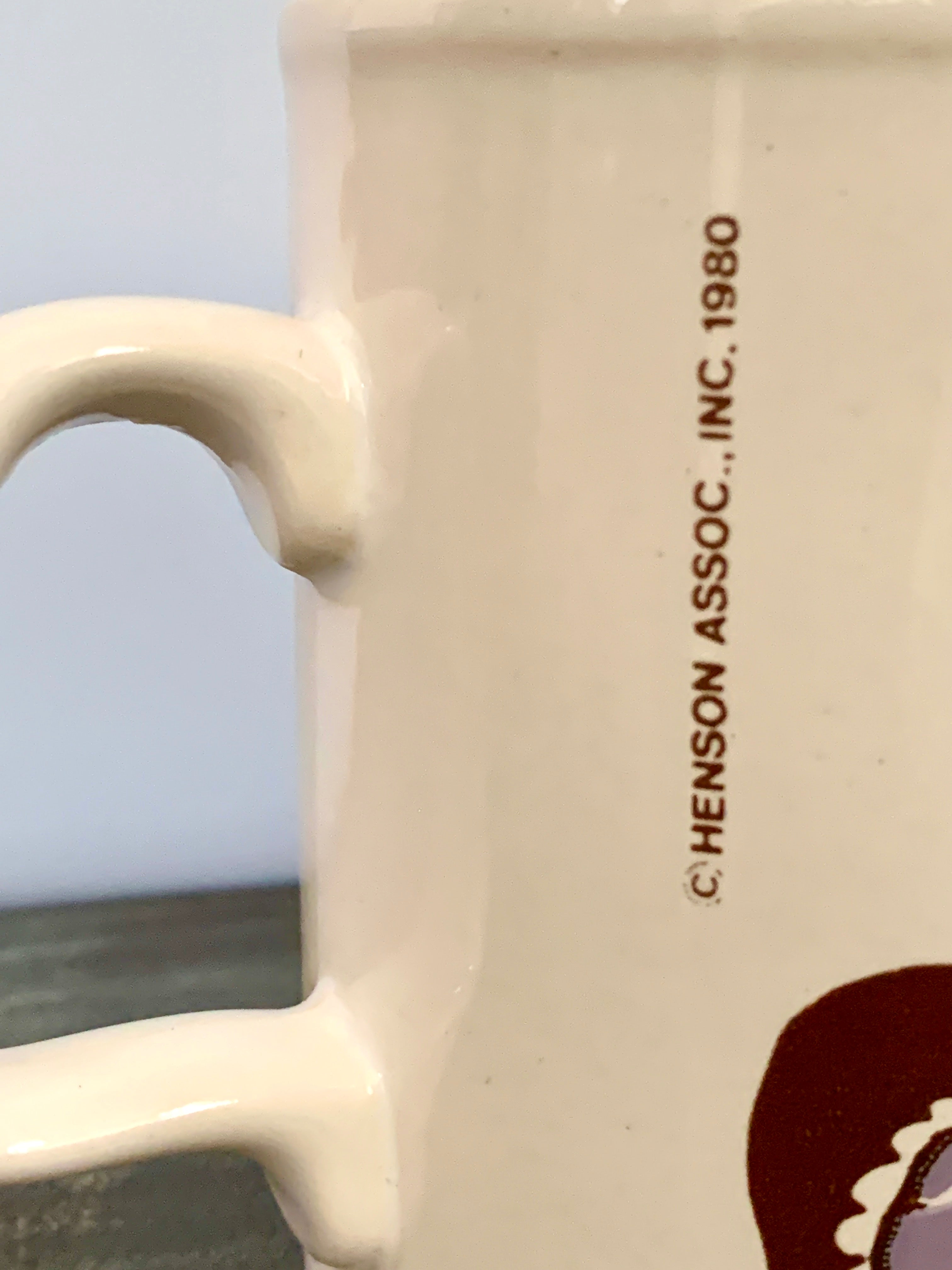 Kiln Craft Vintage Miss Piggy Mug; 1980 "Tea for Two Hmm?