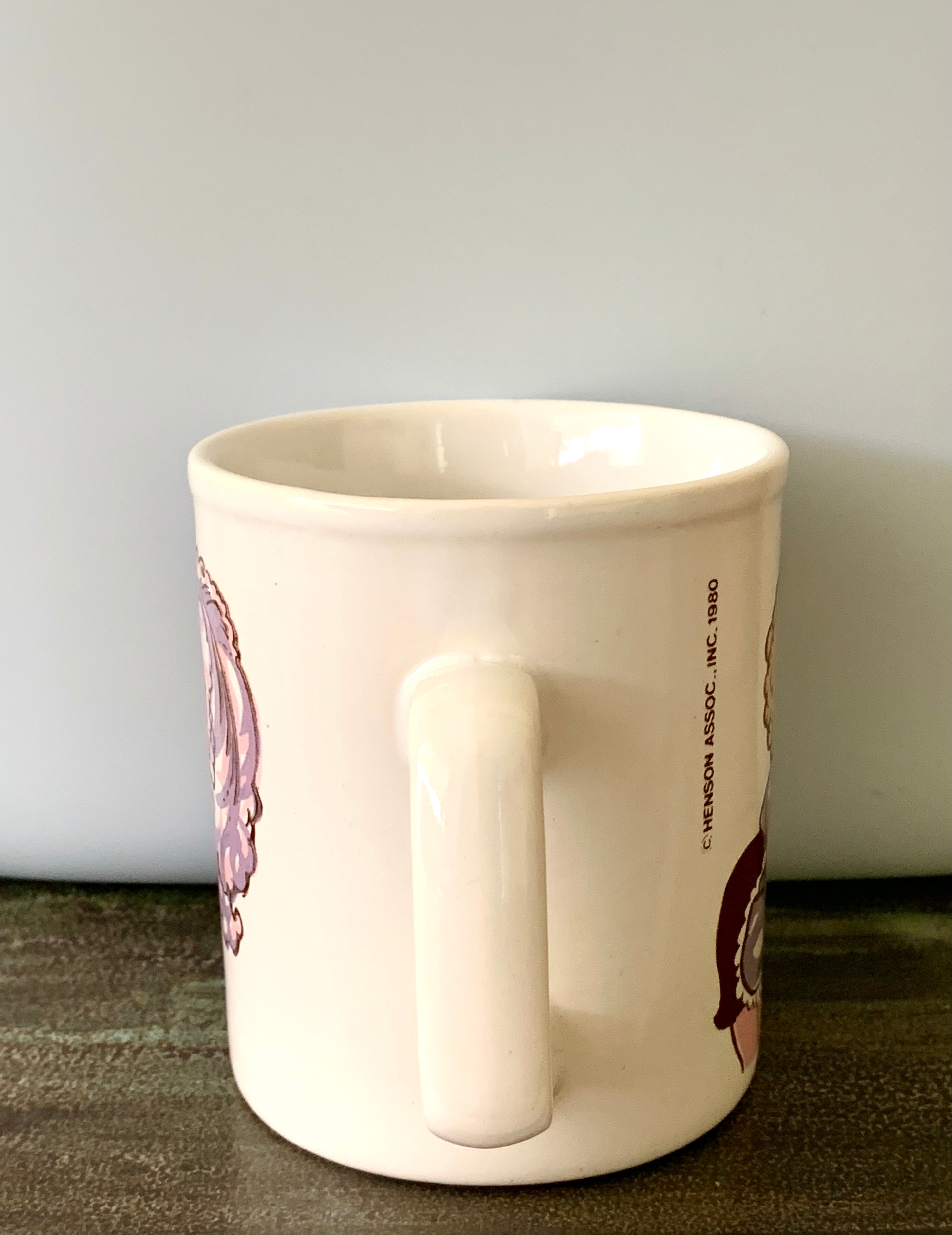 Kiln Craft Vintage Miss Piggy Mug; 1980 "Tea for Two Hmm?