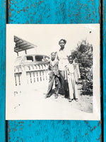Load image into Gallery viewer, Black &amp; White Photograph; Portrait of African American Woman and Two Boys
