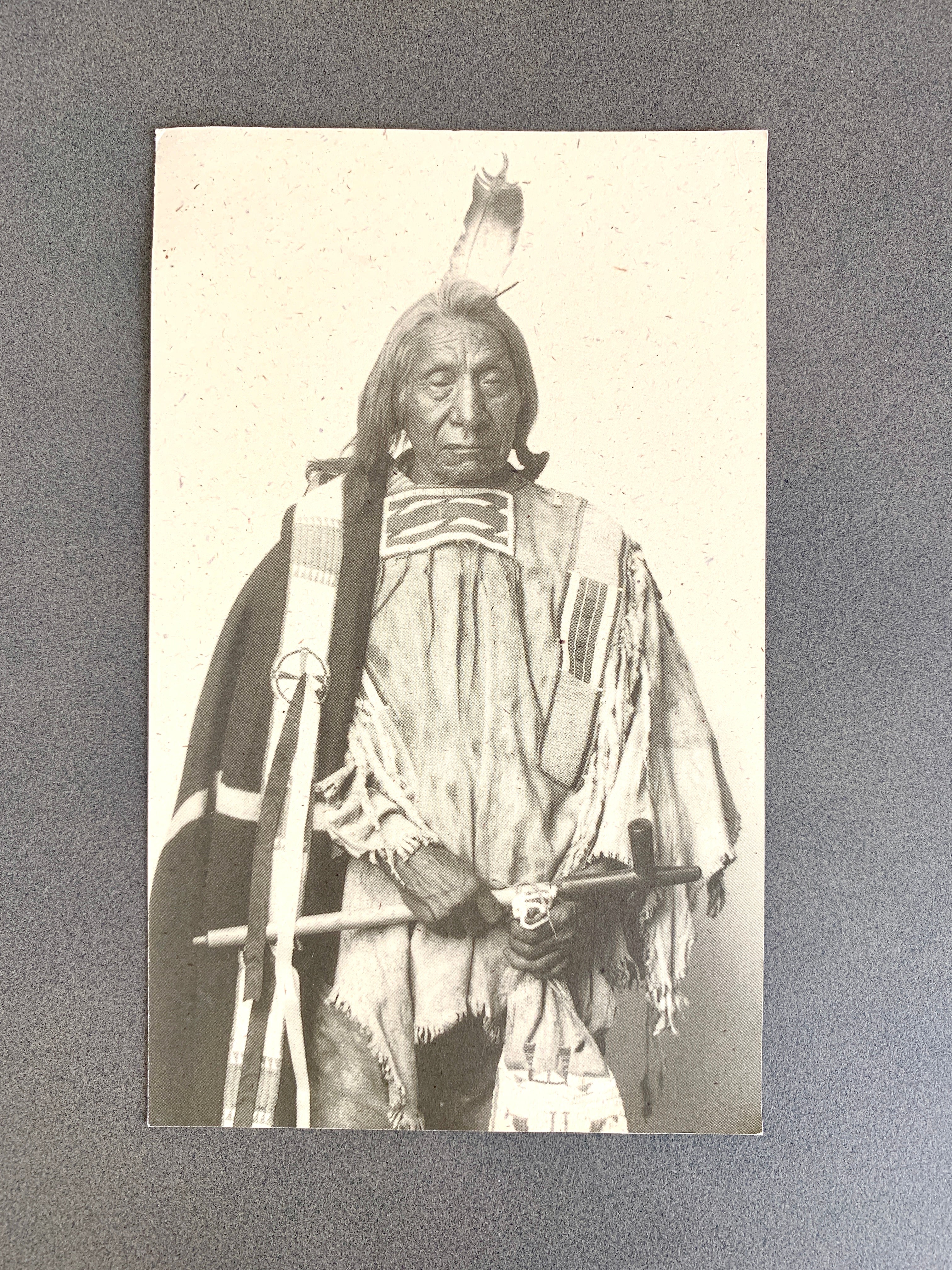 Native American Elder Chief "Red Cloud" Postcard