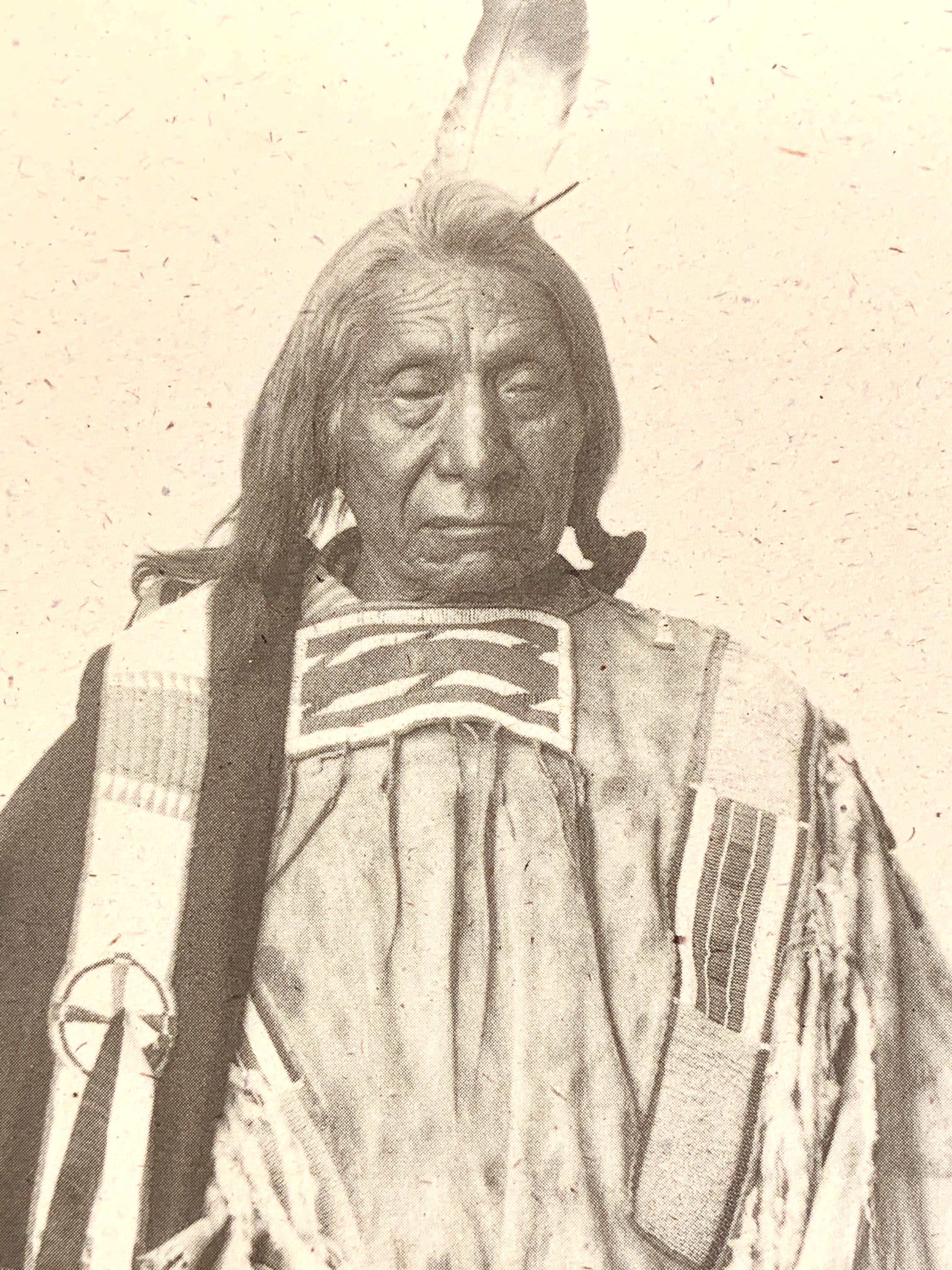 Native American Elder Chief "Red Cloud" Postcard