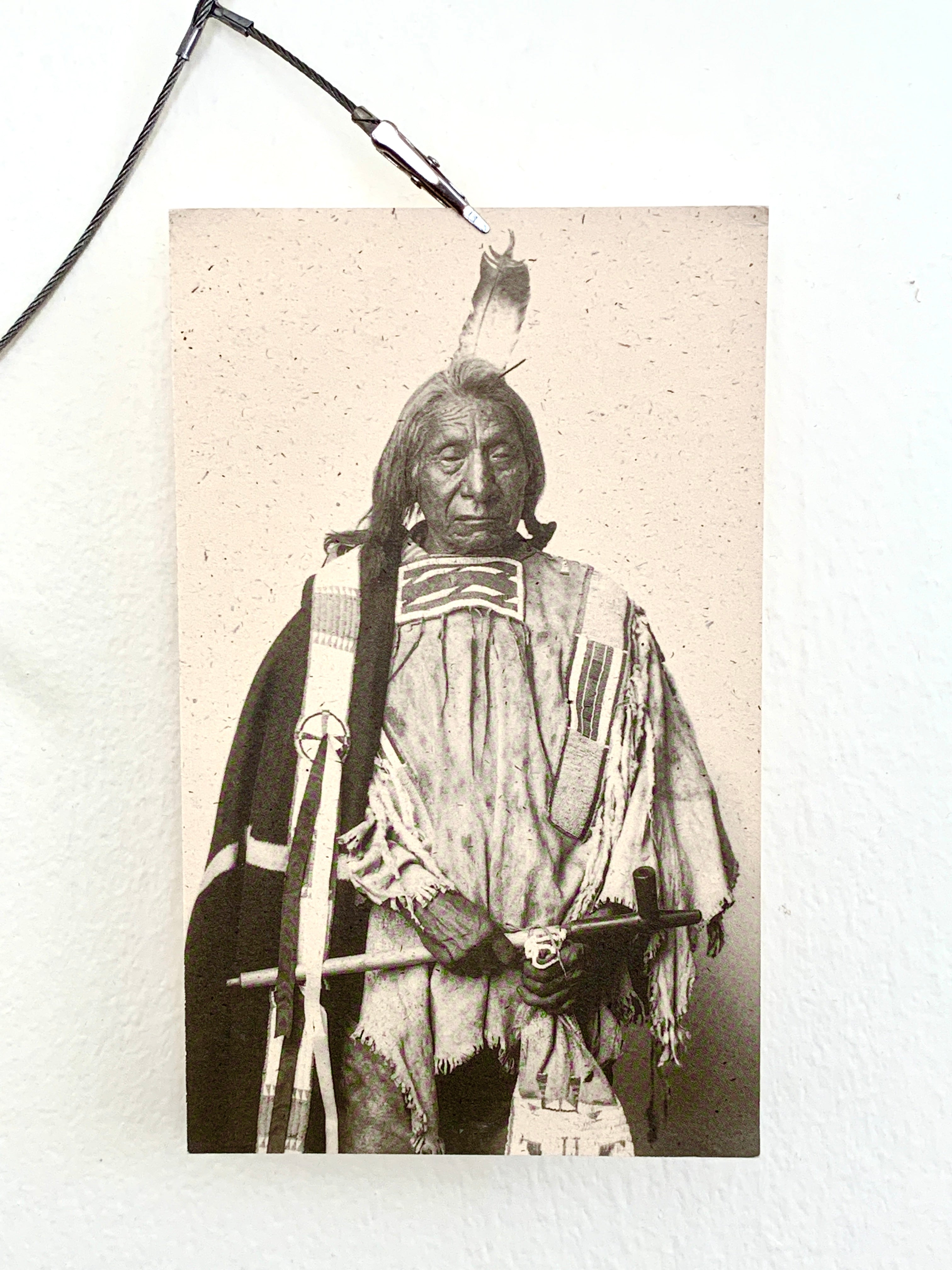 Native American Elder Chief "Red Cloud" Postcard