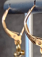 Load image into Gallery viewer, 14K Gold &amp; Pearl Heart Shaped Earrings Women&#39;s Jewelry
