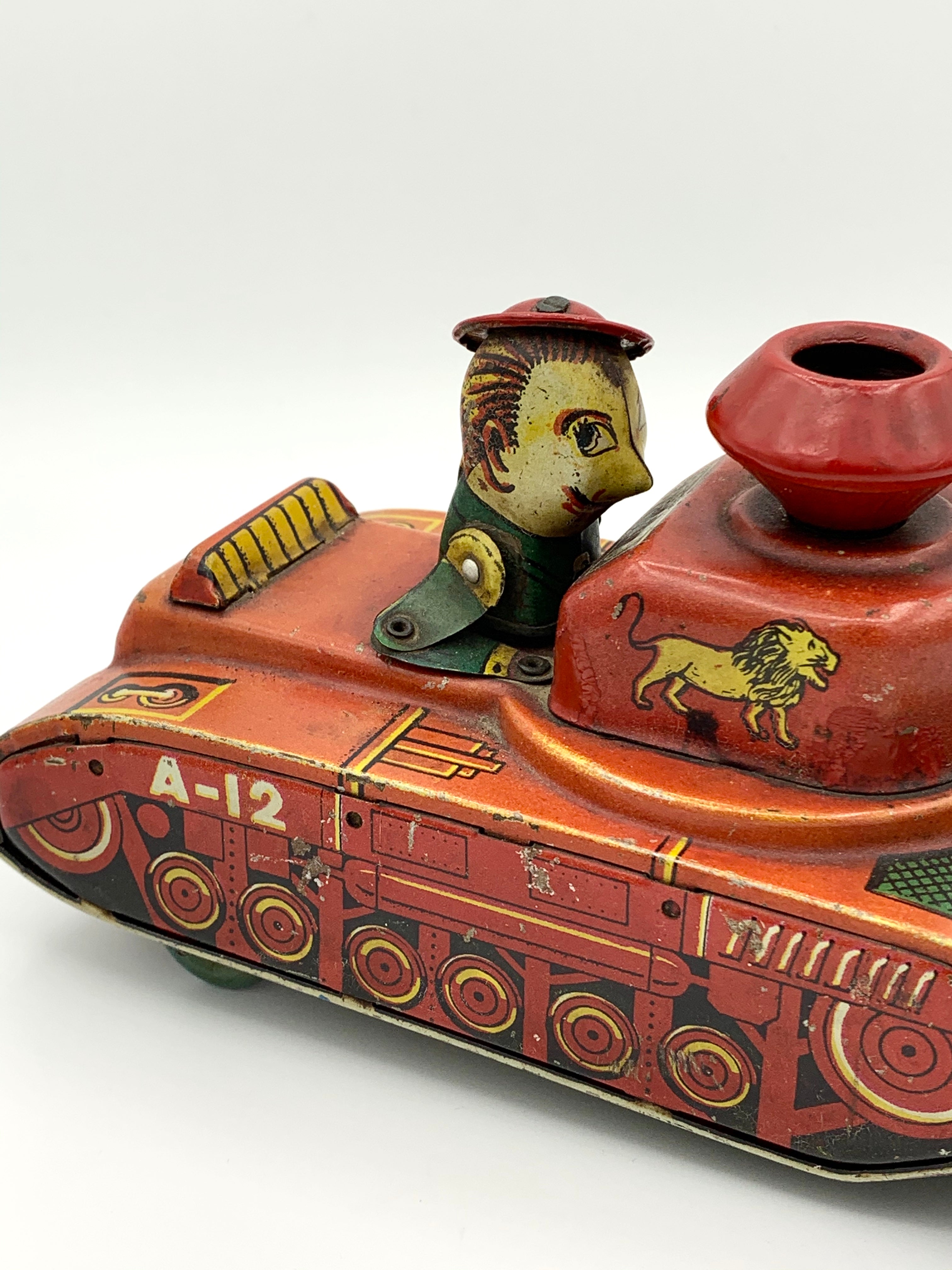 Vintage Tin Metal Wind Up Toy