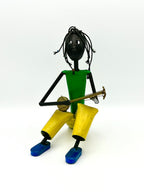 Multicolored Welded Metal Sculpture