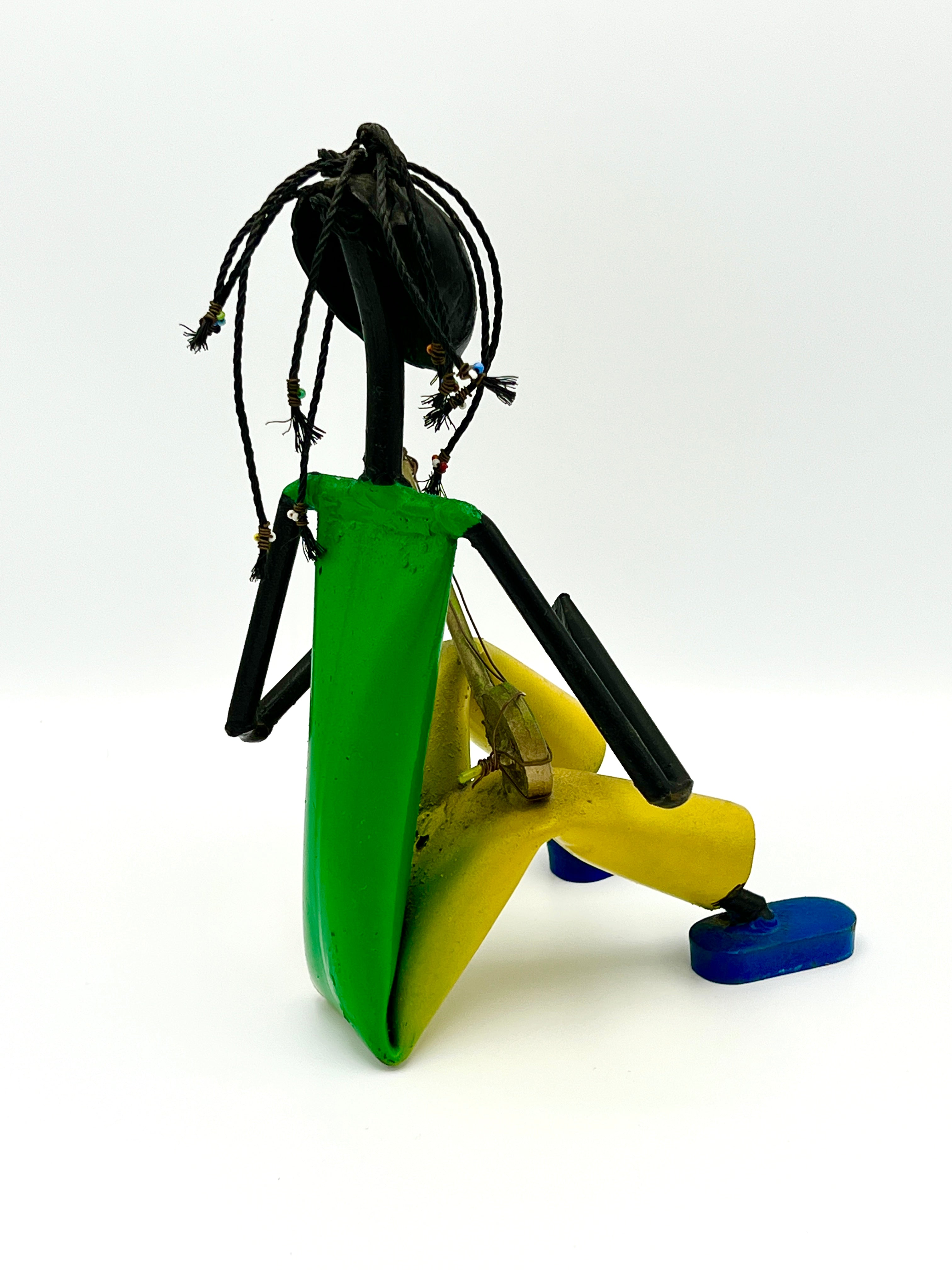 Multicolored Welded Metal Sculpture