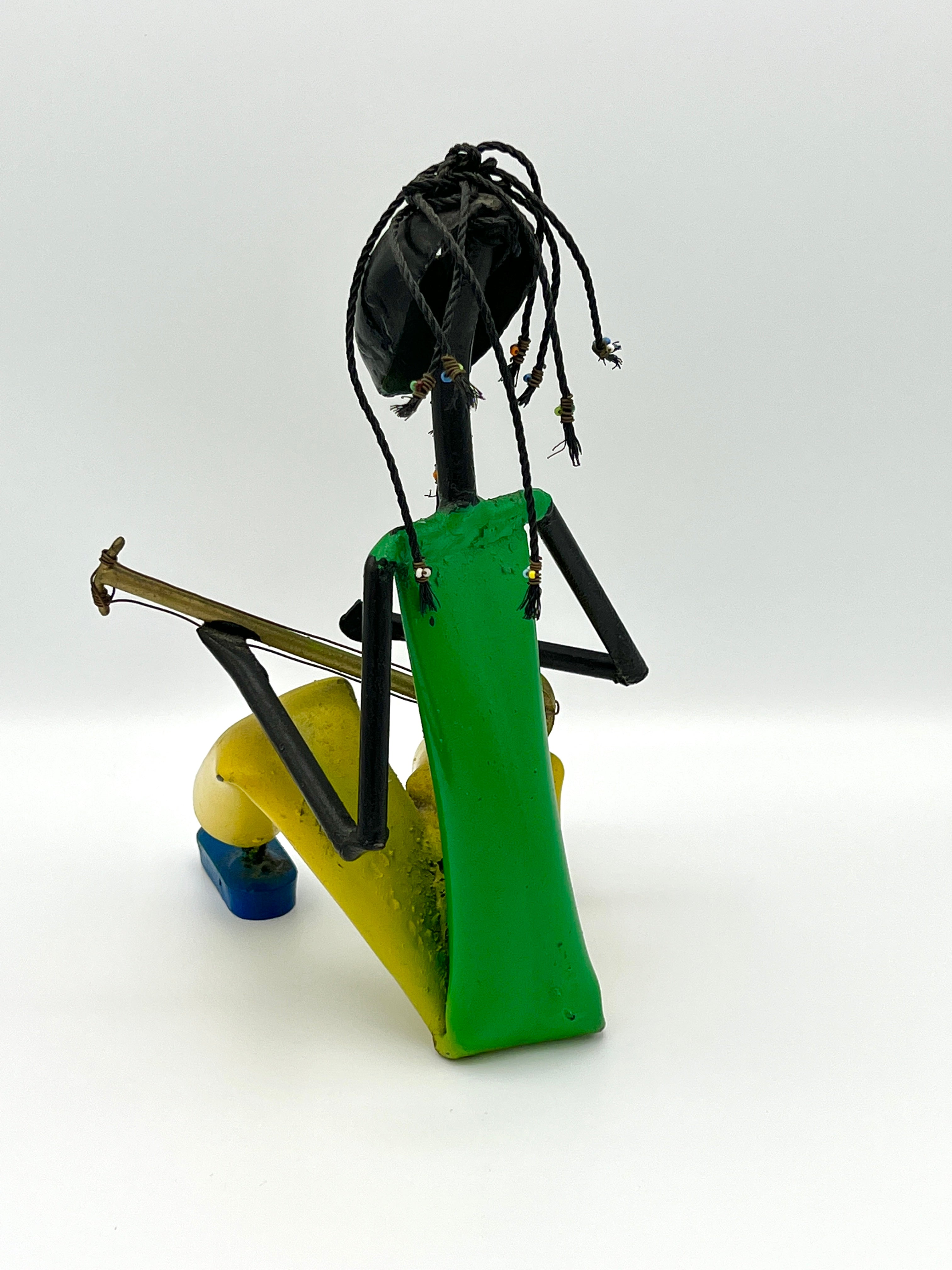 Multicolored Welded Metal Sculpture