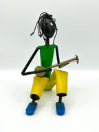 Multicolored Welded Metal Sculpture