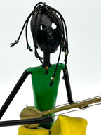 Multicolored Welded Metal Sculpture