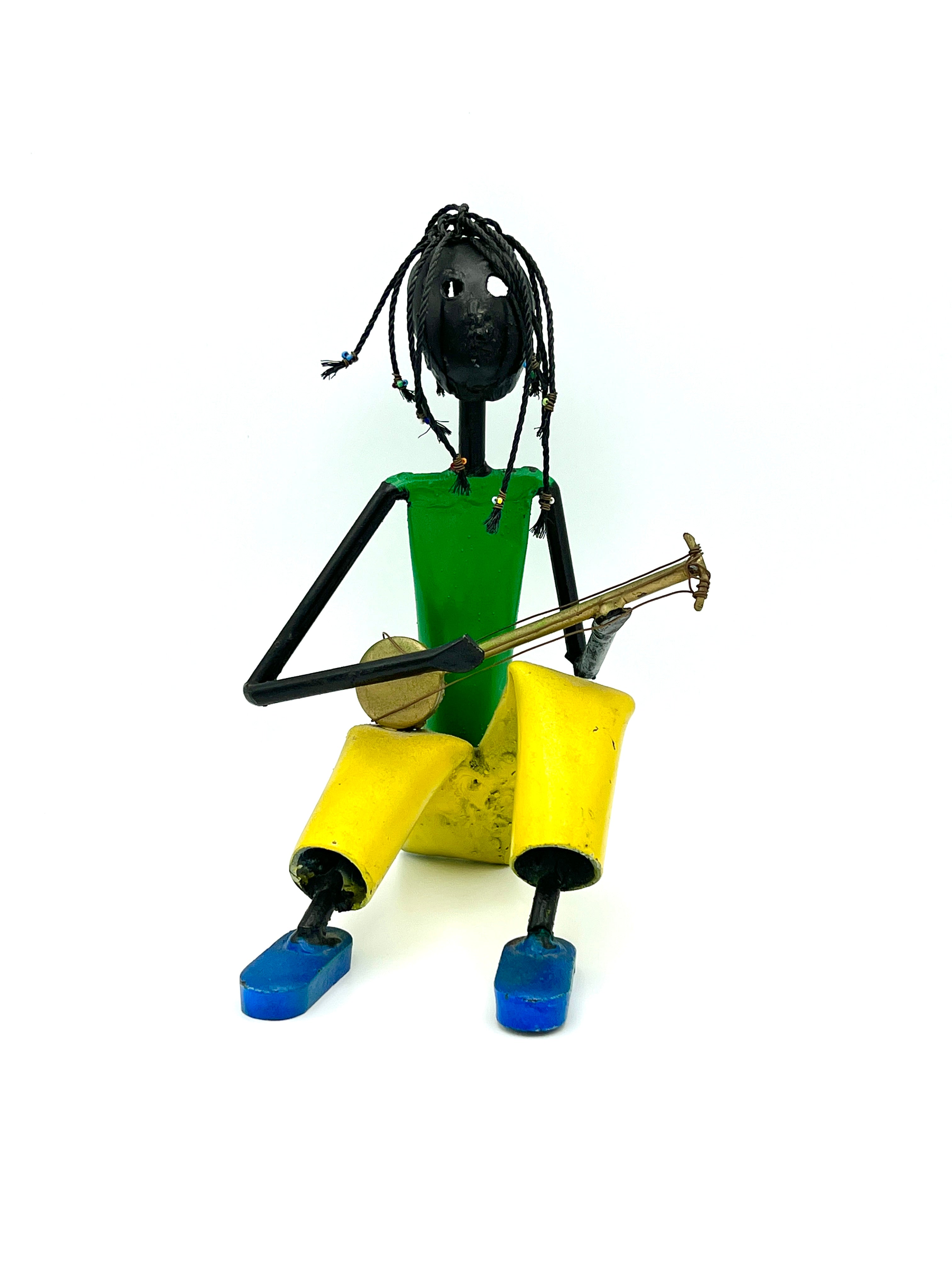 Multicolored Welded Metal Sculpture
