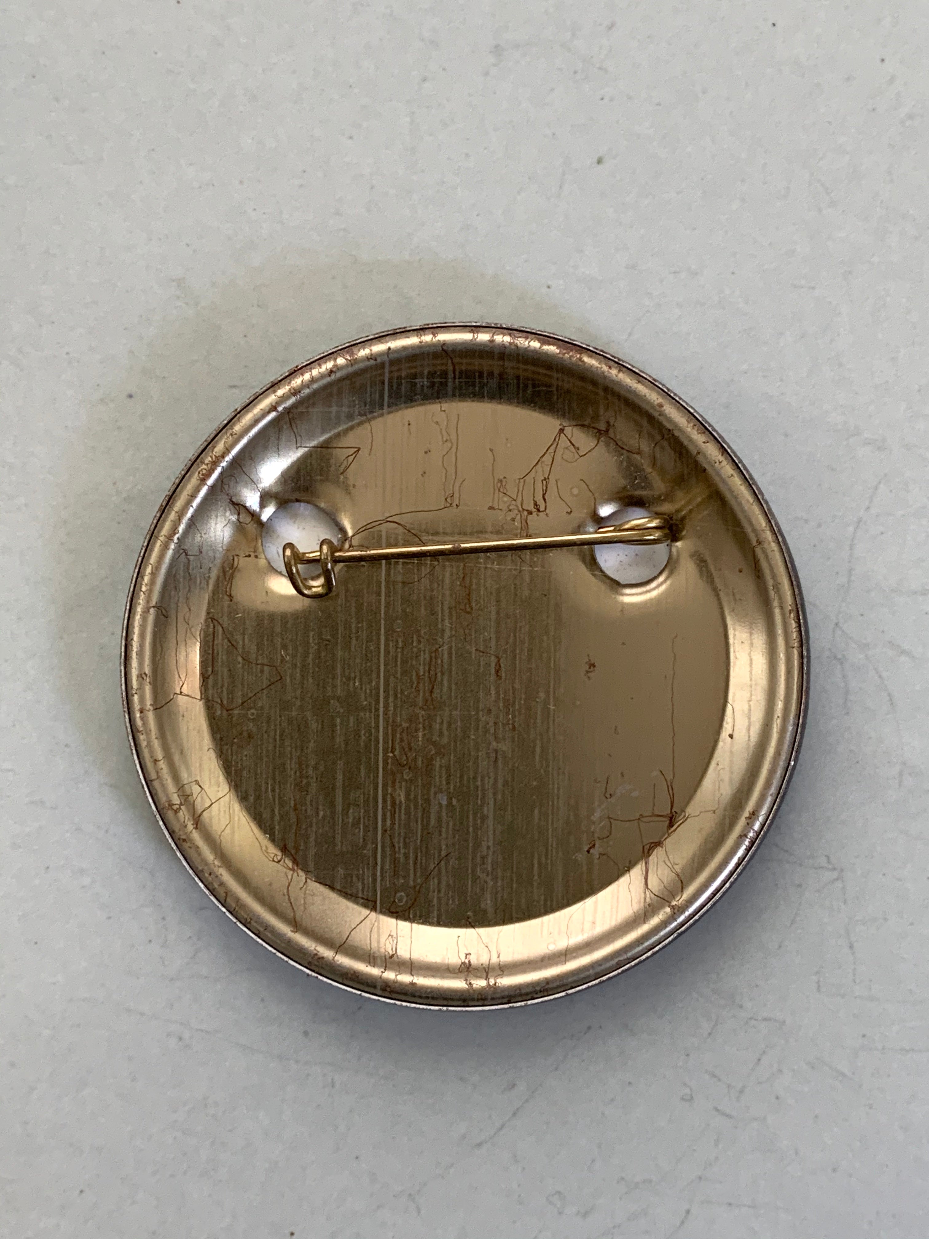 Vintage "Love That Brass Monkey" Pinback Button