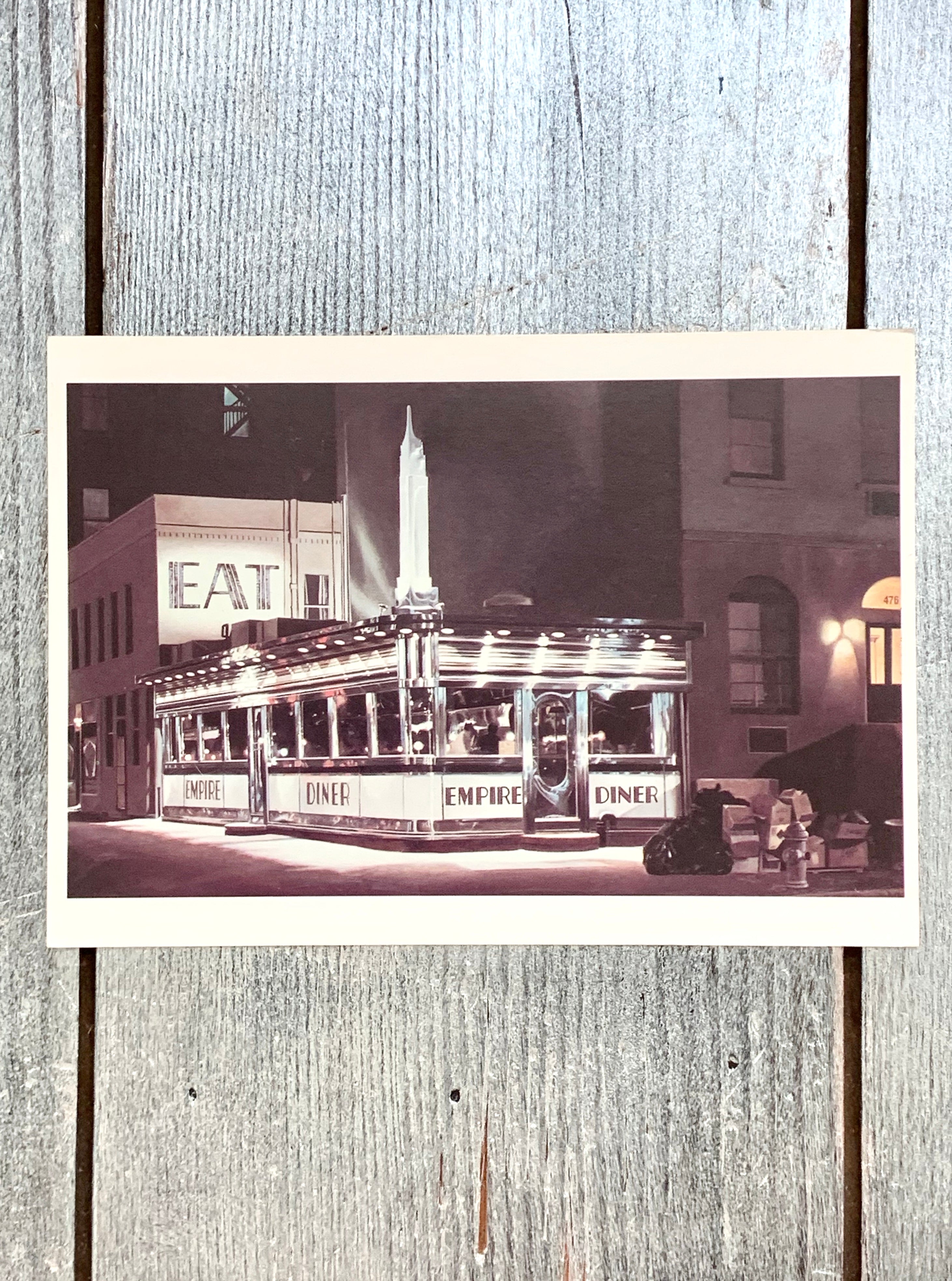 Postcard Art "Empire Diner" NYC Art Deco