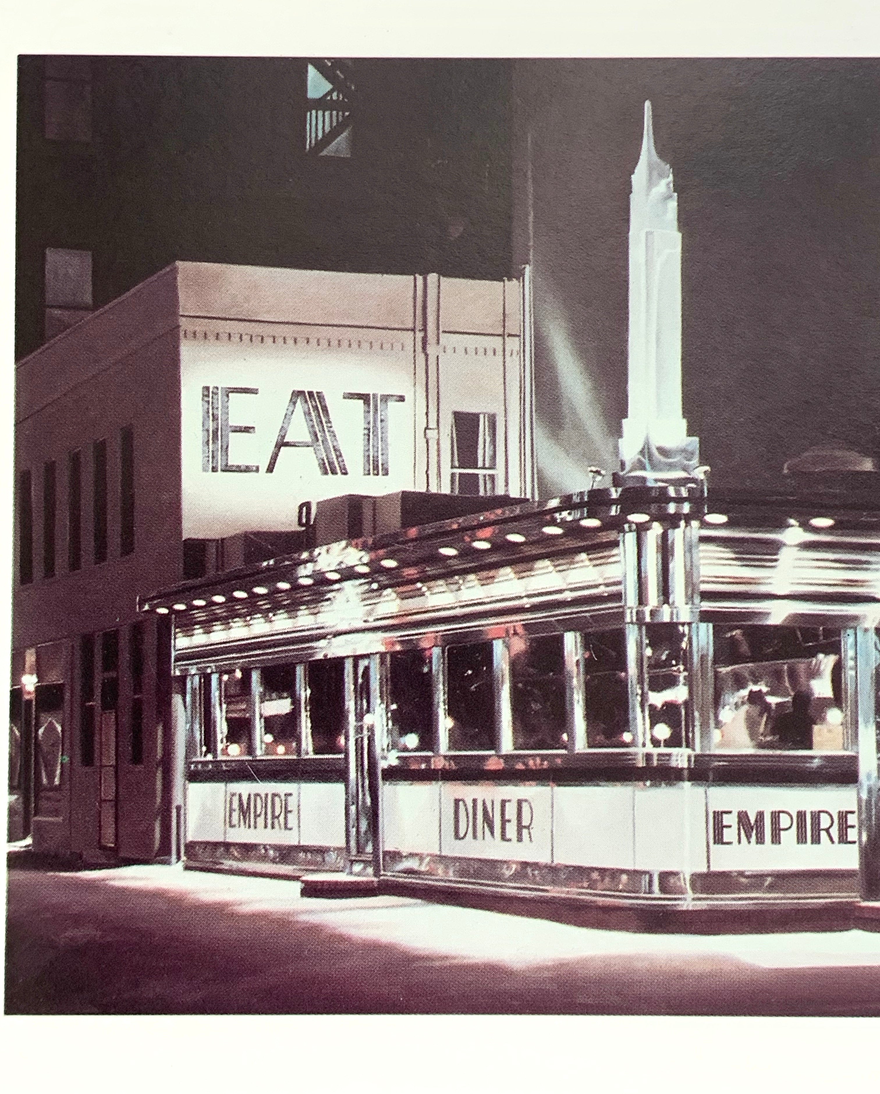 Postcard Art "Empire Diner" NYC Art Deco