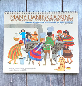 Many Hands Cooking International Cookbook for Girls and Boys Illustrated by Tony Chen
