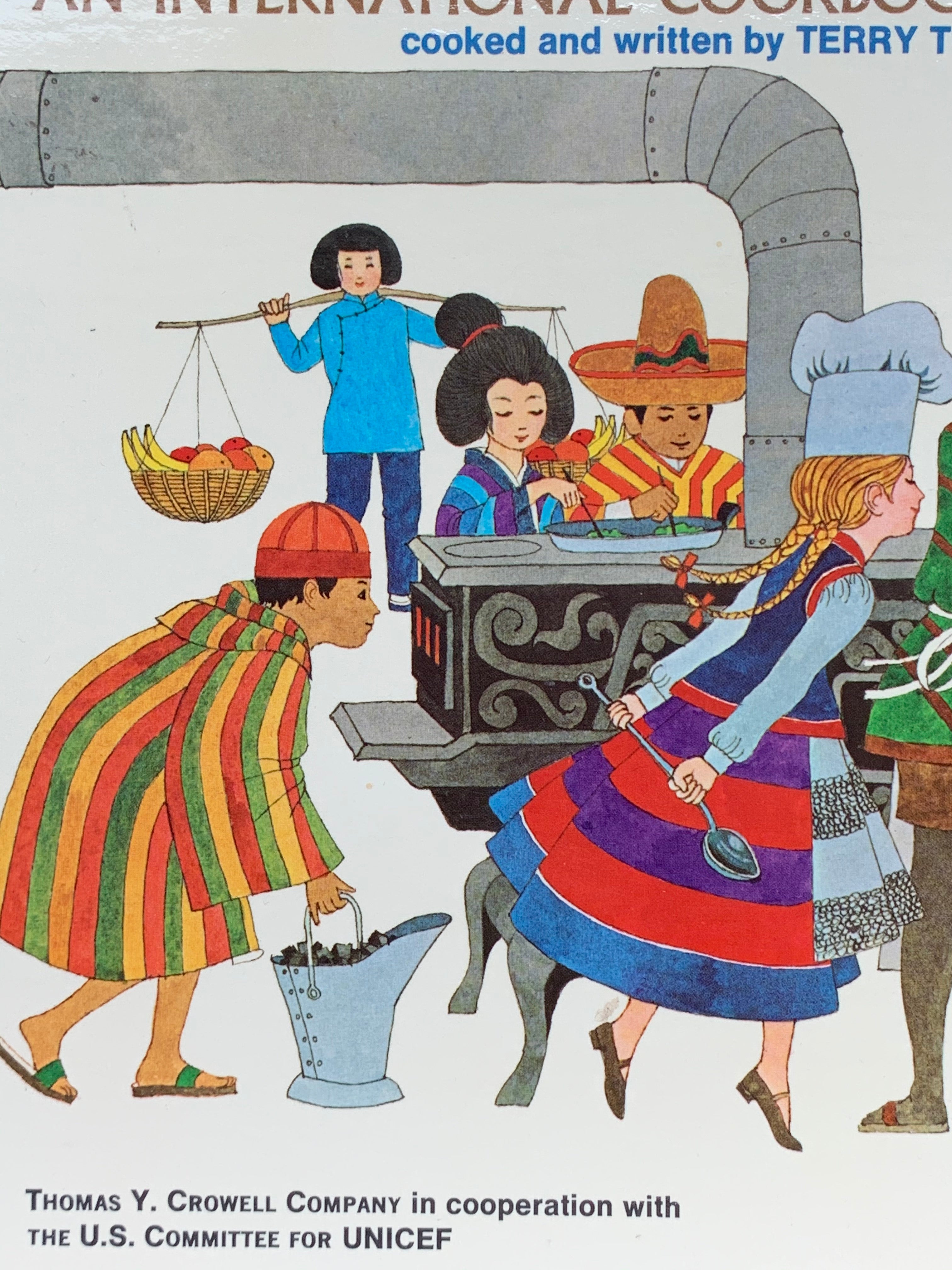 Many Hands Cooking International Cookbook for Girls and Boys Illustrated by Tony Chen