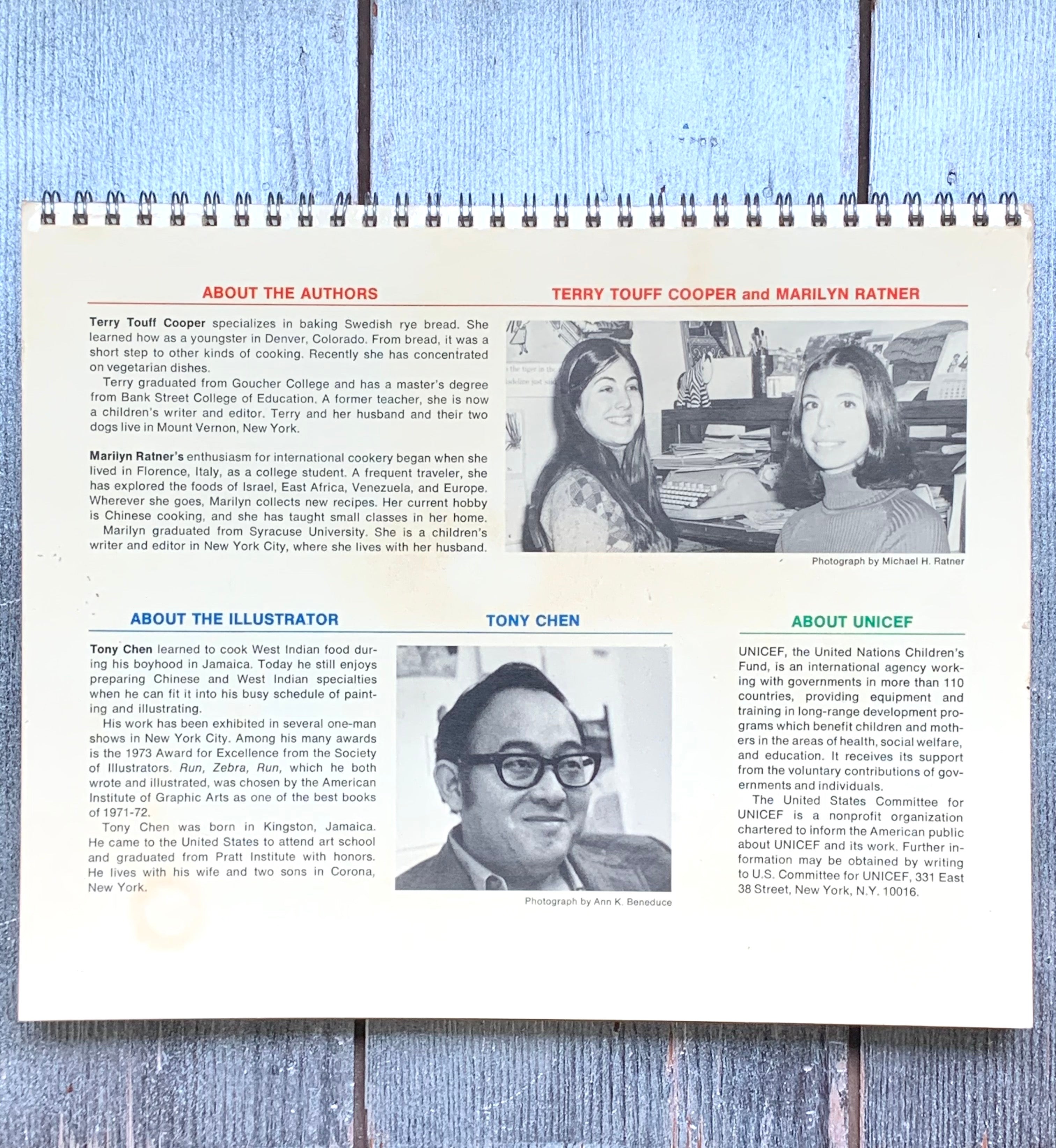 Many Hands Cooking International Cookbook for Girls and Boys Illustrated by Tony Chen