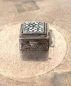 Mini Silver Pill Keepsake Box