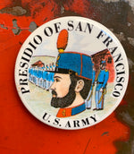Load image into Gallery viewer, Presidio of San Francisco U.S Army Vintage Pinback Button
