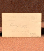 Vintage Postcard Seated Portrait / African American Woman