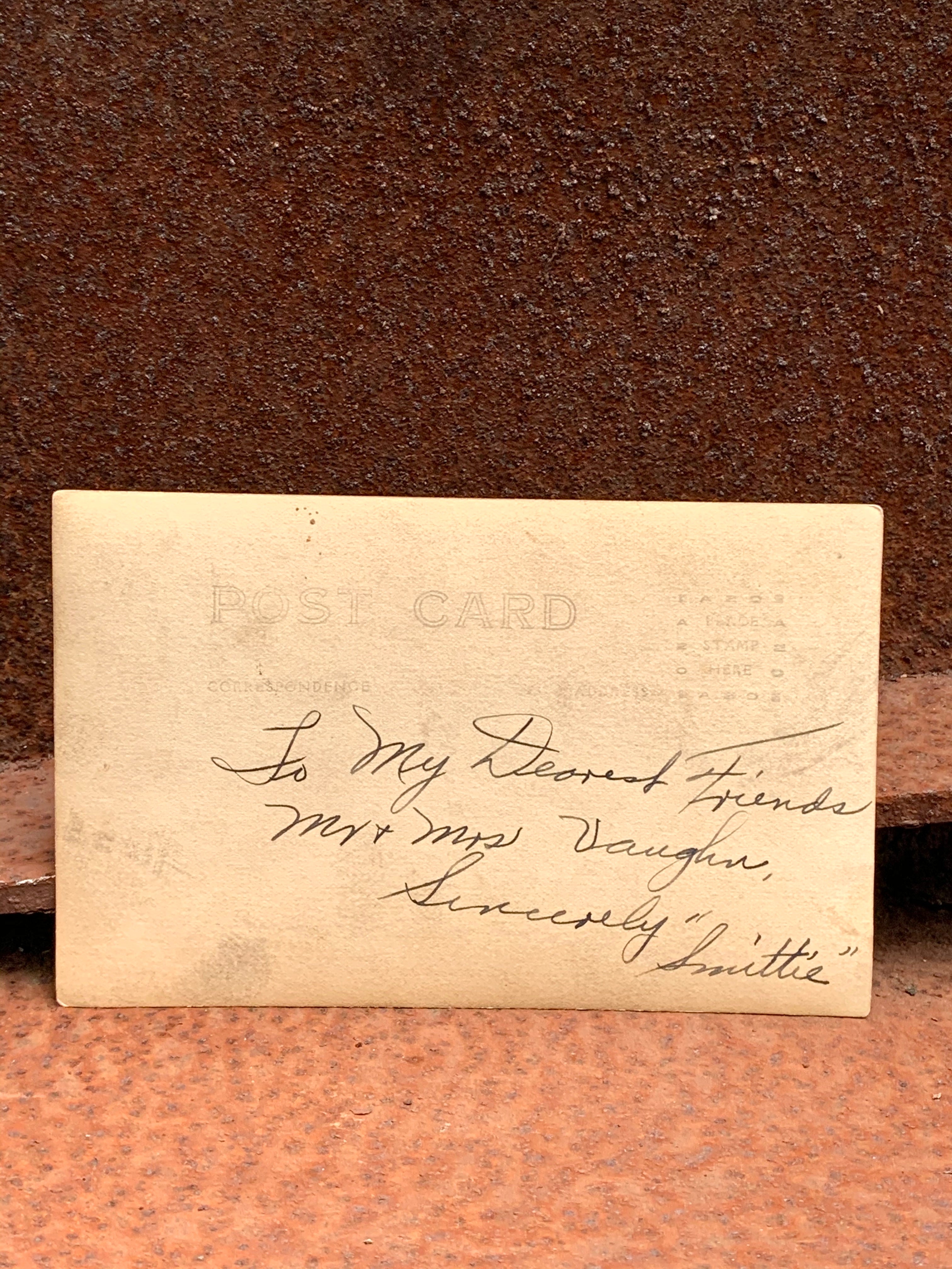 Vintage Postcard African American Man in Suit & Tie