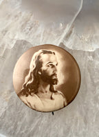 Vintage 1941 Pinback Button "Jesus Christ" Kriebel & Bates