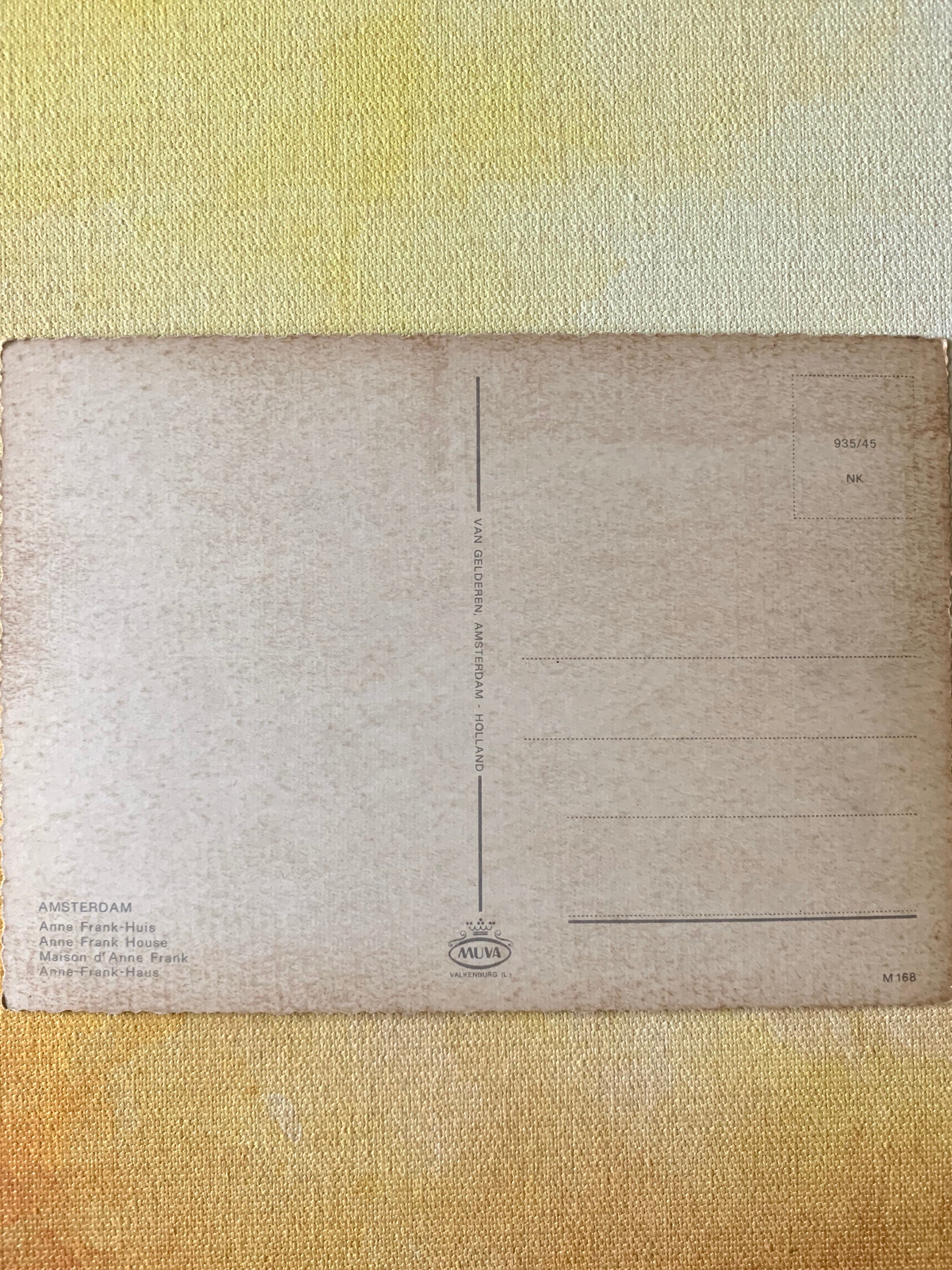 Vintage Postcard Amsterdam The Netherlands; Holland Anne Frank-Huis