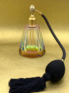 Vintage Marcel Franck Iridescent Atomizer Perfume Bottle, Made in France