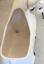 Vintage Holt Howard 1960's Black & White Ceramic Bull Planter