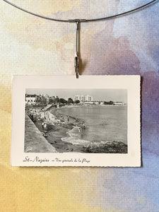 St Nazaire Vue Générale de la Playa Vintage Postcard (CAP) Compagnie des Arts Photomécaniques