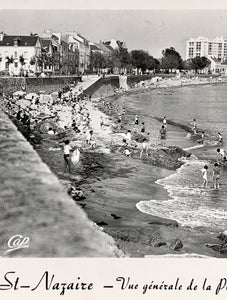 St Nazaire Vue Générale de la Playa Vintage Postcard (CAP) Compagnie des Arts Photomécaniques