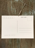 Postcard: Blue Floral Dress