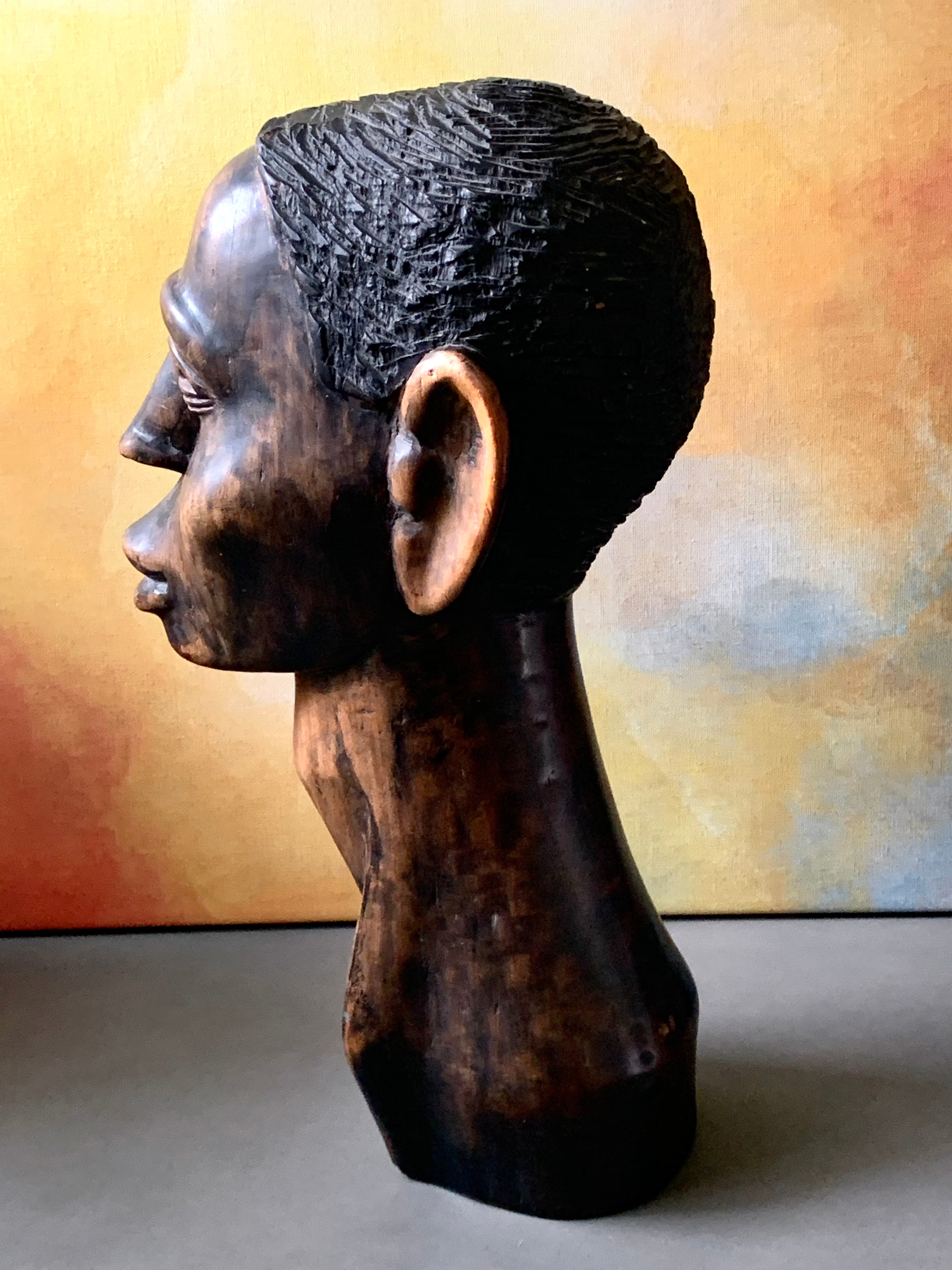 Hand Carved Wood Sculpture