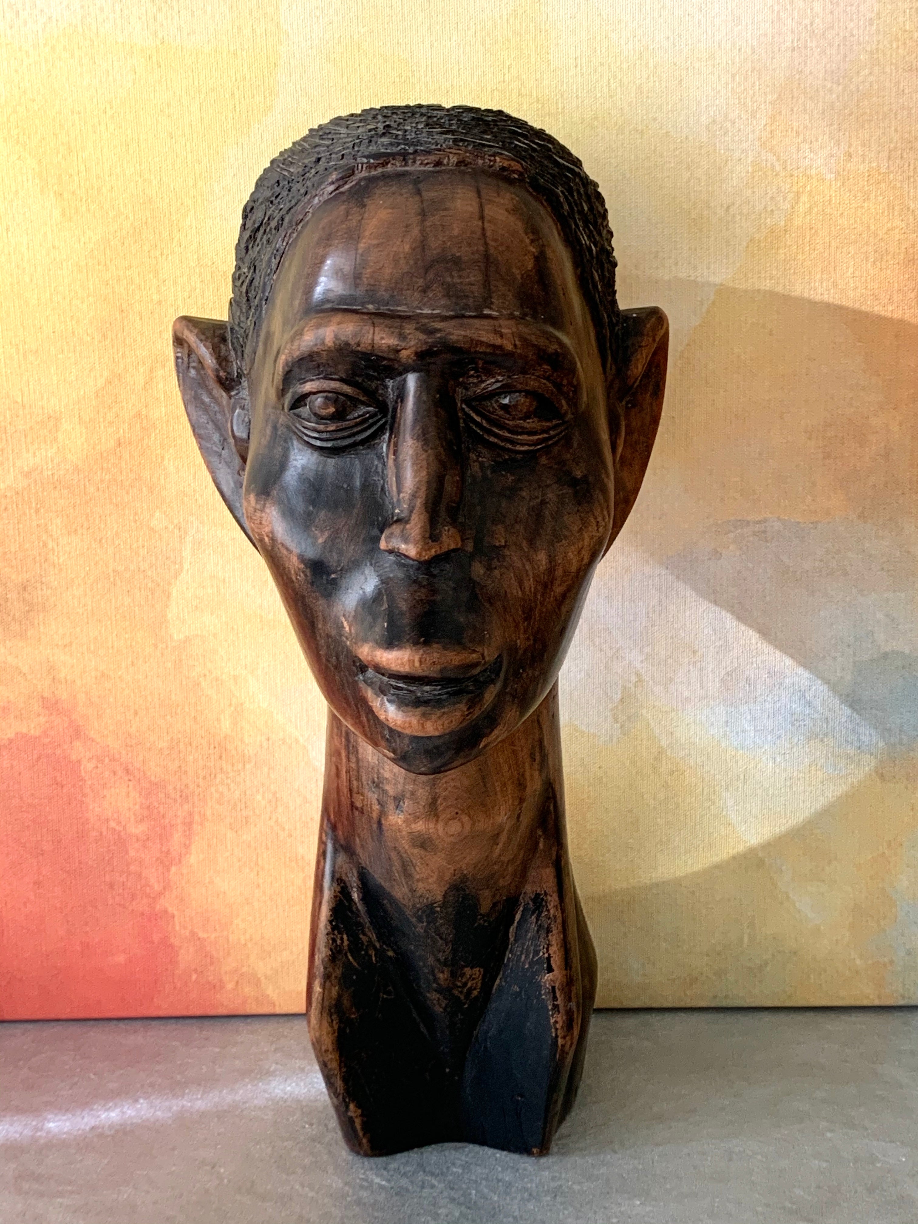 Hand Carved Wood Sculpture