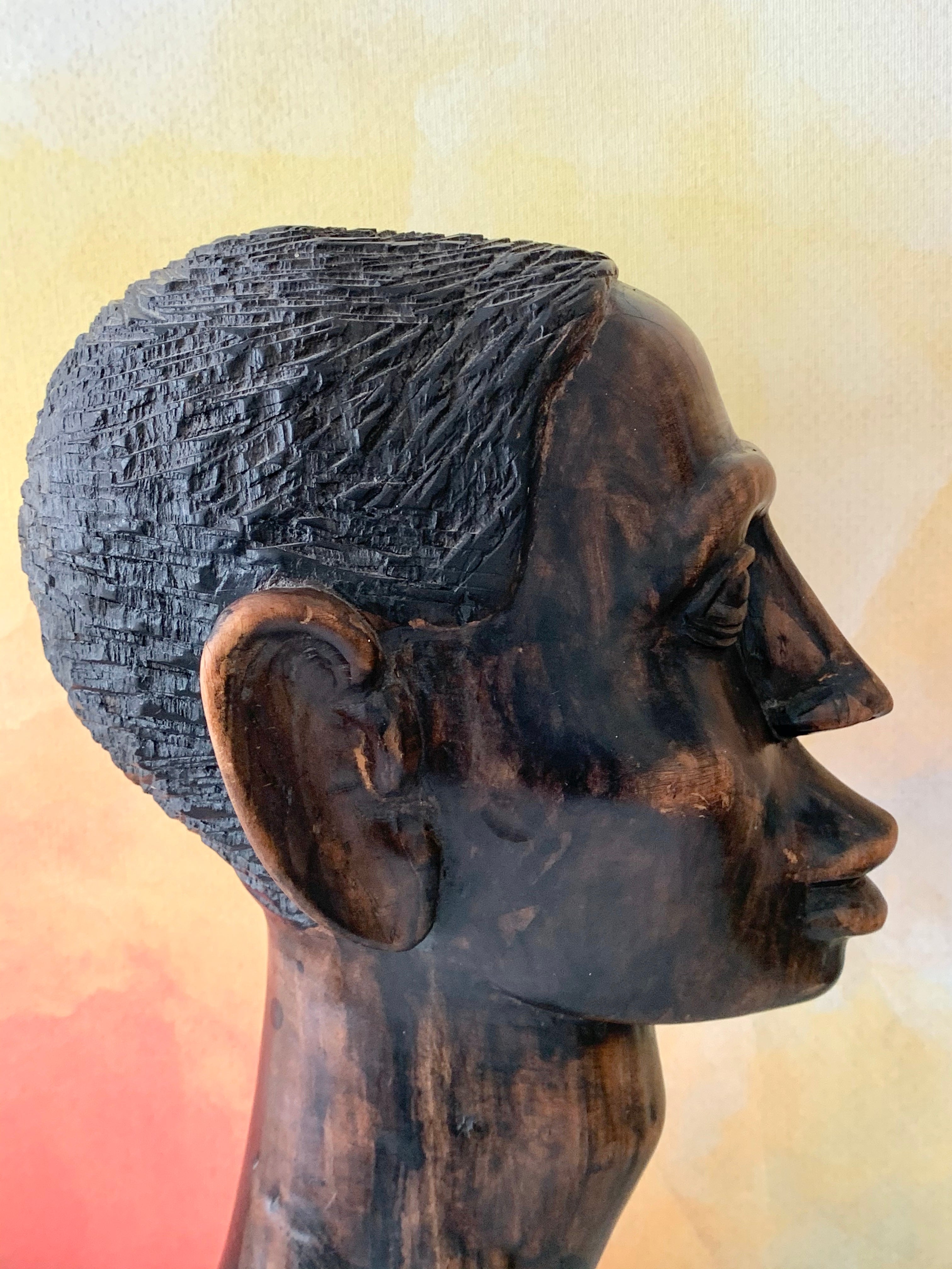 Hand Carved Wood Sculpture