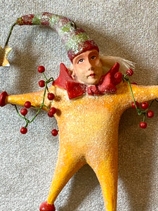 Vintage Holiday Elf Ornament